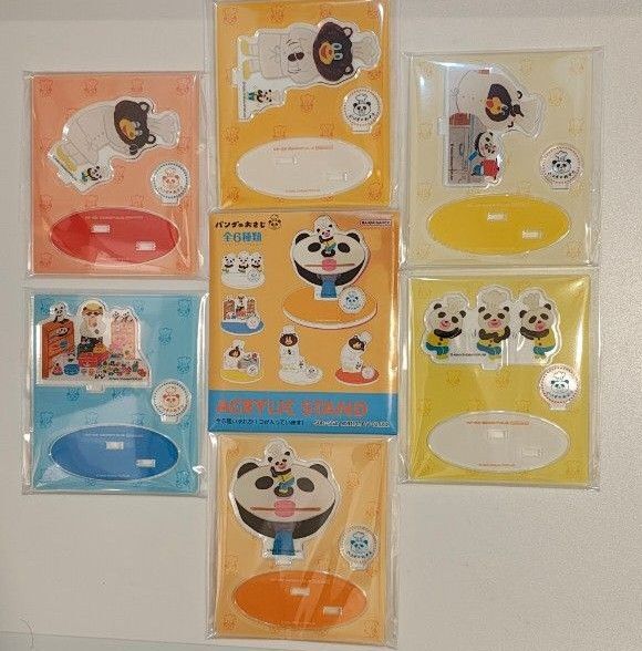 アクリルスタンド パンダのおさじとフライパン 6種セット