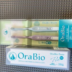 OraBio 犬猫用歯ブラシ&歯磨き粉セット