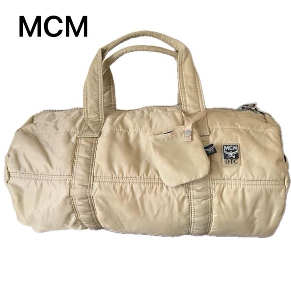 MCM otc エムシーエム ドラム型ショルダーハンドバッグ