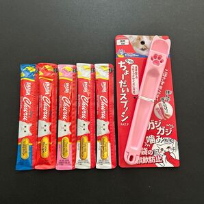 いなば チャオちゅーる 5本+ちょーだいスププーンのセット お試しに