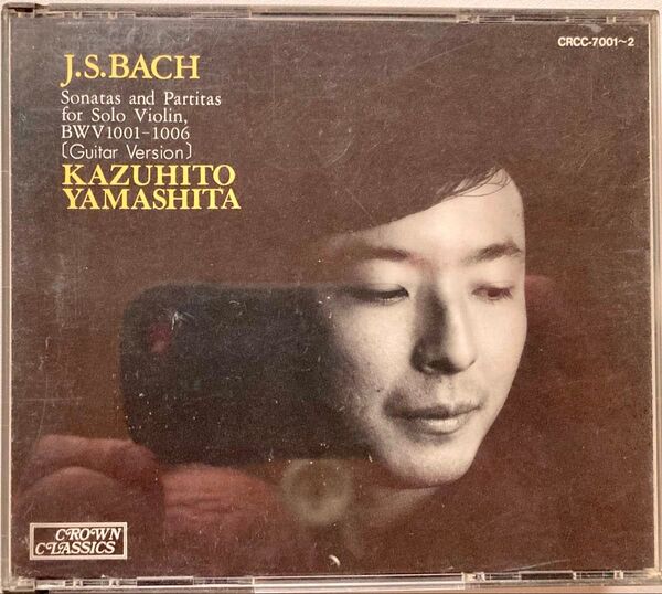 送料無料!山下和仁 / J.S.BACH Sonatas and Partitas ギター版/KAZUHITO YAMASHITA