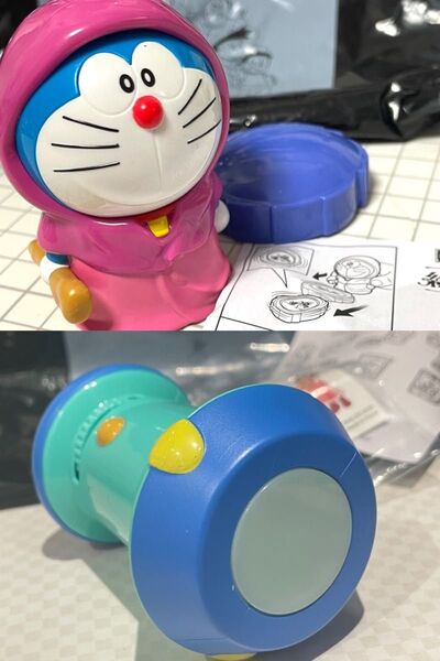 ドラえもん マクドナルド ハッピーセット くるくる回る!ドラえもんのスピナー & のぞいてみよう!はいりこみライトのビューワー