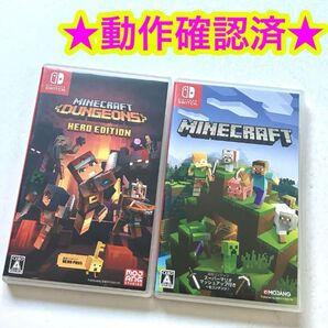 マインクラフトダンジョンズ ヒーローエディション マインクラフト 2点セット
