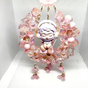 スカルパンダ SKULLPANDA ビーズリース ピンク