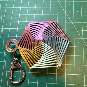 スプリットリング ストレス解消 3Dプリント ヘキサスピン 「スペシャル」