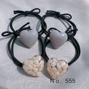 レジンヘアゴム ハンドメイド ヘアアクセサリー