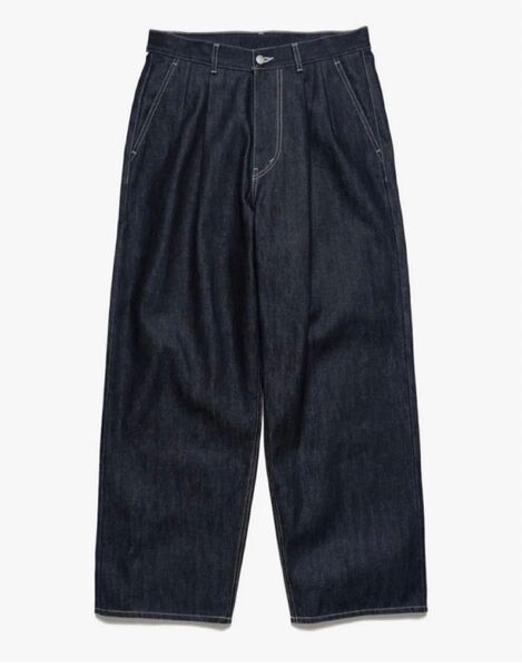 新品 グラフペーパー セルビッチ デニムTwo Tuck Pants サイズ1