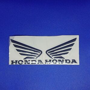 HONDA ウイング 切り抜き型 3D ステッカー 左右SET 7.5cm 新品