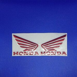 HONDA ウイング 切り抜き型 3D ステッカー 左右SET 7.5cm 新品