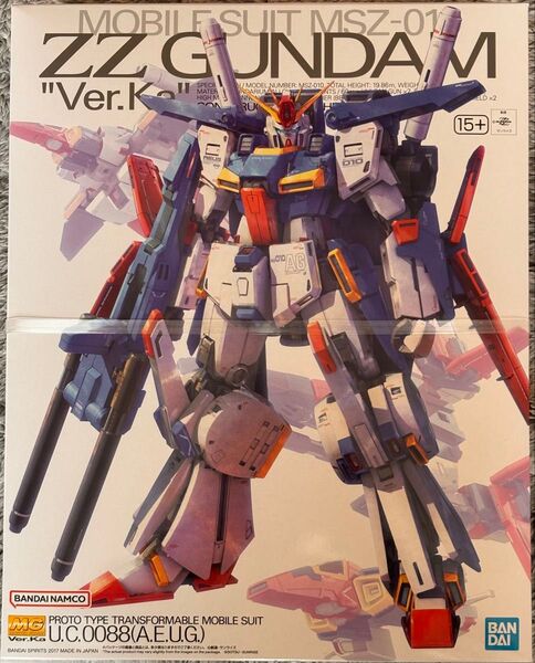 バンダイ ガンプラ 機動戦士ガンダムZZ MG 1/100 ZZガンダム Ver. Ka 未開封未組立品