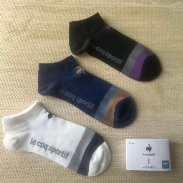 le coq sportif ルコック ソックス 3足組 サイズ25〜27cm