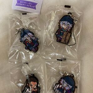 劇場版 モノノ怪 薬売りがいっぱい カプセルラバーストラップ 薬売り 背負子と薬売り 御札と薬売り 神儀 4セット