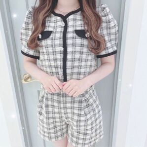 eveyn ツイードセットアップ