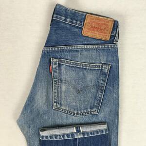 【80s】LEVI'S リーバイス 503BXX BIG'E' 日本製 88年 ジーンズ デニム W30 L33 隠しリベット 赤耳 セルビッチ ドーナツボタン 紙パッチ