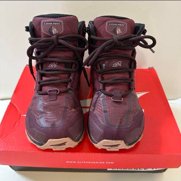 ALTRA LONE PEAK4 MID RSM/US6/23cm トレッキングシューズ 登山靴