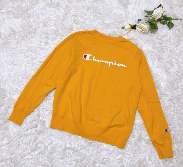 トレーナー チャンピオン スウェット Champion クルーネック イエロー