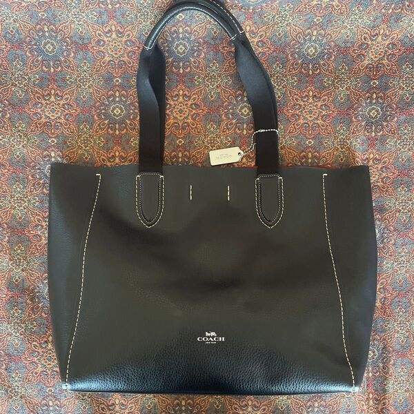 Coach コーチ New York USA 革バッグ 使用品
