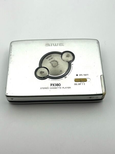 aiwa カセットプレーヤー PX380 ジャンク品