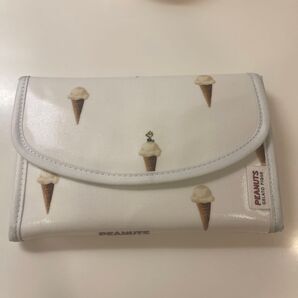 ジェラートピケ 母子手帳 スヌーピー アイスクリーム柄