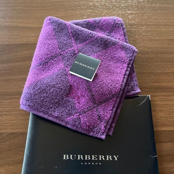 《最終価格SALE》No.63【新品未使用】Burberry(バーバリー)タオルハンカチ