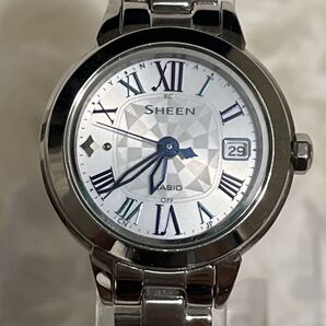 生産終了 CASIO SHEEN SHW-5000D-7AJF 腕時計 ソーラー 稼働