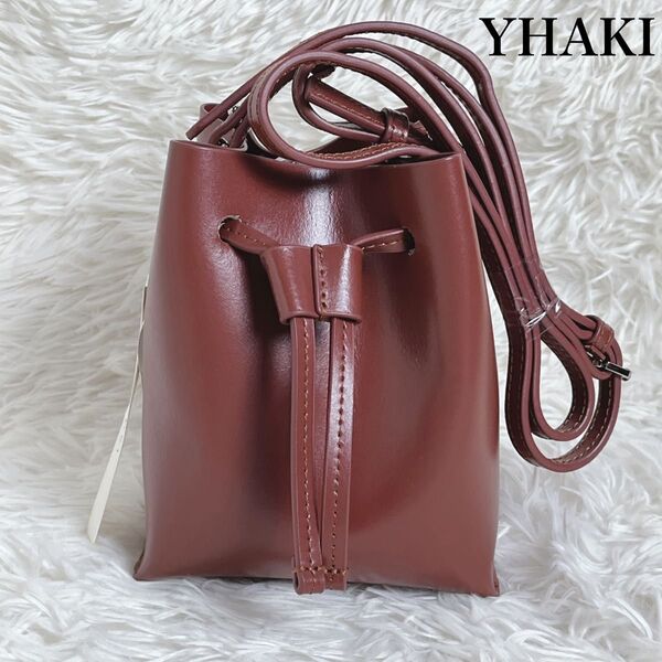 新品 YAHKI ヤーキ ドロスト バッグ 巾着 ショルダーバッグ