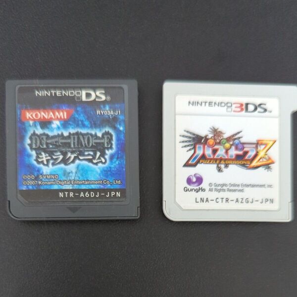 3DS DS デスノート キラゲーム パズドラ パズドラZ