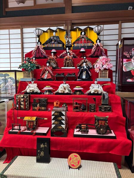 【豪華なお雛様7段飾り (有職雛ゆうそくびな)】