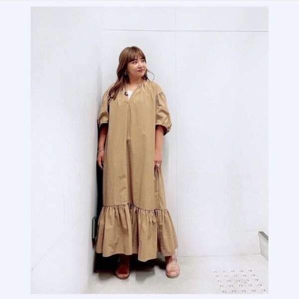 BABYLONE ナイロンタッサースキッパーワンピース 野呂佳代さん着用 FREE