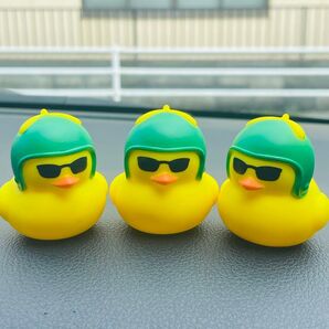 緑 ギャング アヒルさん 3羽セット