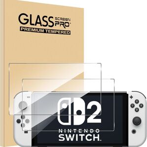 2枚セット】For Nintendo Switch 2 フィルム Mosasa Nintendo Switch2 ガラスフィルム