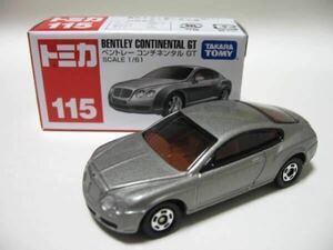 絶版赤箱トミカ115 ベントレー コンチネンタル GT 新品