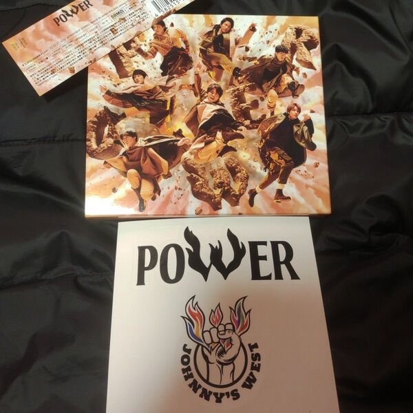 POWER ジャニーズWEST 初回 CD ,blu-ray