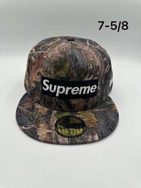 Supreme Championship Box Logo New Era "Fallen Leaves" 7-5/8