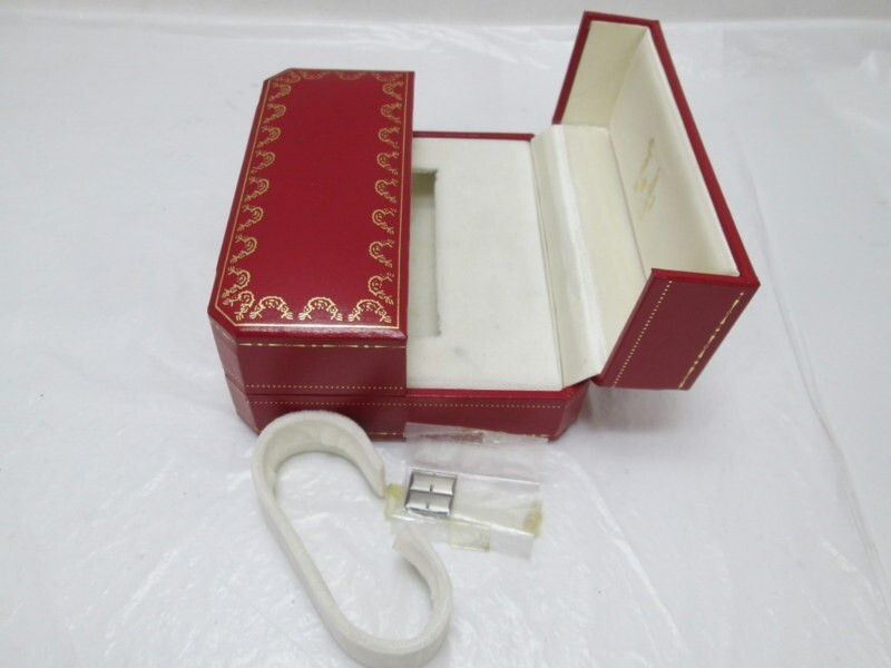 Cartier カルティエ Watch 時計 ケース 外箱 空箱 2段 赤×黒 Cartier カルティエ Watch 時計 ケース 外箱 空箱 2段 赤×黒
