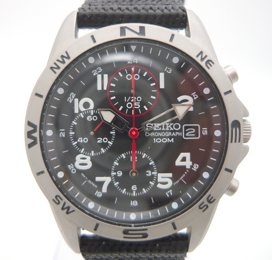 SEIKO/セイコー】 7T92-0DX0 クロノグラフ 腕時計 ステンレス