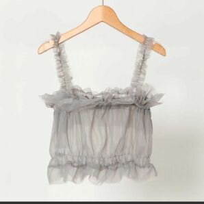 チュールボリュームキャミ