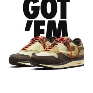 週末限定出品 Travis Scott × Nike Air Max 1 トラヴィス・スコット × ナイキ エアマックス1
