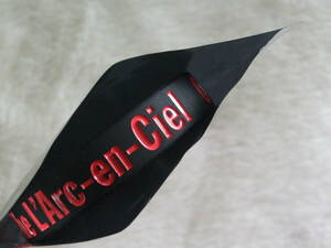 L'Arc-en-Ciel 【ラルク アン シエル】 †映画 「Over The L'Arc-en-Ciel 」 ◆ ラバーブレスレット [レッド/赤] 　新品
