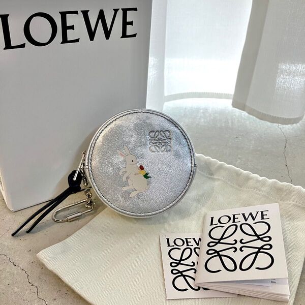 【美品】LOEWEロエベ うさぎクッキーコインケースラージ スナ・フジタ