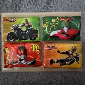 【未使用品】仮面ライダー ポケットティッシュ 4種セット(電王/アギト/オーズ/ストロンガー)