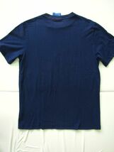 N816＊ adidas originals アディダス オリジナルス サイズO トレフォイル ロゴ 半袖 紺ネイビー Tシャツ　XL_画像6