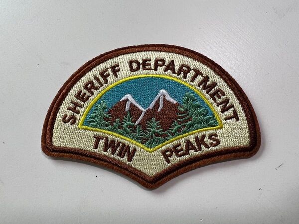 TWIN PEAKS ツインピークス ワッペン 新品 David Lynch デビッドリンチ 刺繍 映画 海外ドラマ ハリウッド