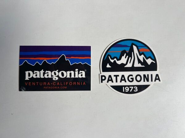 patagonia パタゴニア ステッカー 新品 2枚セット アウトドア ハイキング 正規品 キャンプ