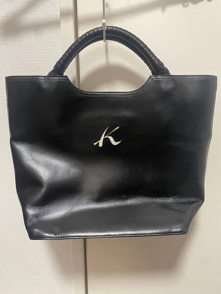 キタムラ 2wayレザーハンドバッグ 収納袋付き