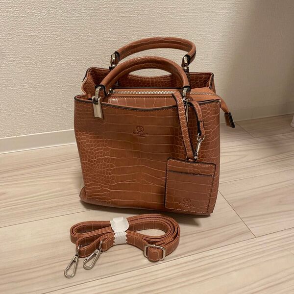 O'REILLY ハンドバッグ ショルダーバッグ 2way ブラウン