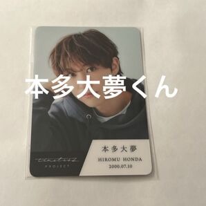 本多大夢 トレカ タイプロ 猫目三兄弟 ほんだひろむ timelesz timeleszProject