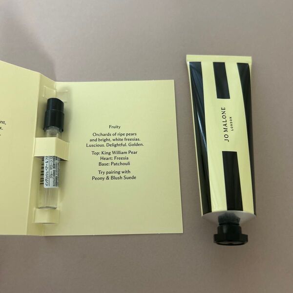 jo malone ジョーマローン イングリッシュペアー&フリージア ハンドクリーム コロンサンプル