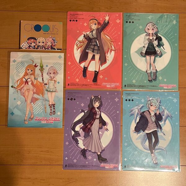 プリンセスコネクト!Re:Dive クリアファイル 5枚 クロッキー