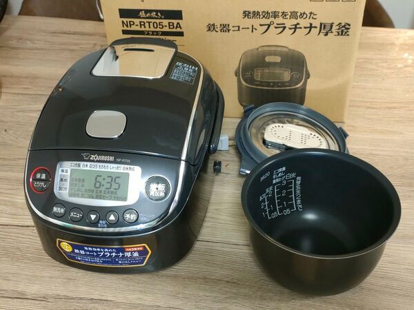 NP-RT05-BA 象印 3合炊き 圧力IH炊飯ジャー 保証あり